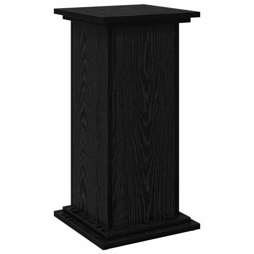 Stalak za Prikaz s Skladištem Crni Hrast 31x30x60 cm Izrađen od Drva Cijena