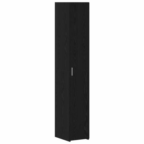 Visoki ormar crni hrast 30x42.5x185 cm inženjerska drvena ploča Cijena