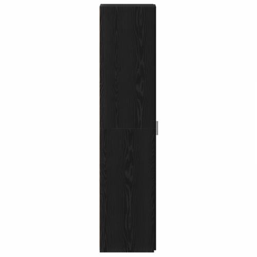 Visoki ormar crni hrast 30x42.5x185 cm inženjerska drvena ploča Cijena