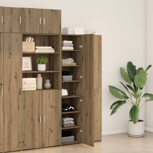 Visoki ormar ručno rađen hrast 40x42.5x185 cm Konstruirano drvo Cijena
