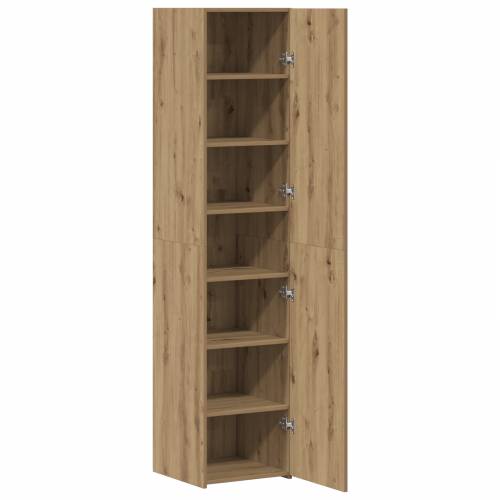 Visoki ormar ručno rađen hrast 40x42.5x185 cm Konstruirano drvo Cijena