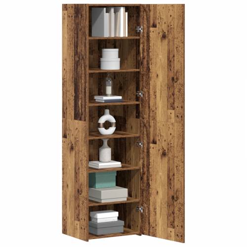 visoki ormar starog drva 50x42.5x185 cm konstruirano drvo Cijena