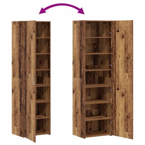 visoki ormar starog drva 50x42.5x185 cm konstruirano drvo Cijena