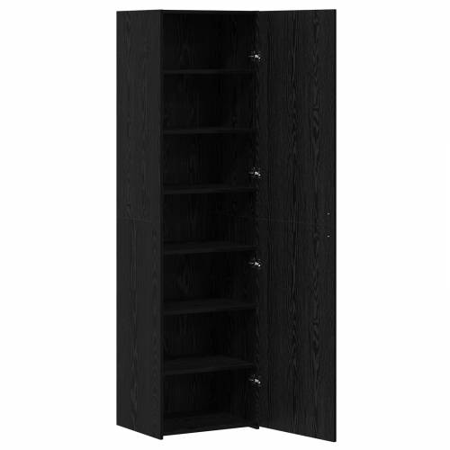 visoka komoda crni hrast 50x42.5x185 cm od MDF-a Cijena
