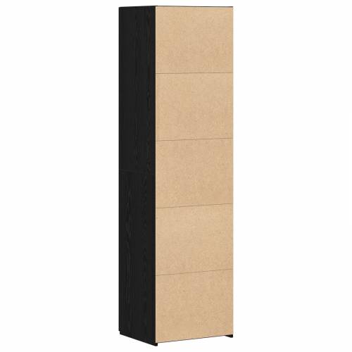 visoka komoda crni hrast 50x42.5x185 cm od MDF-a Cijena
