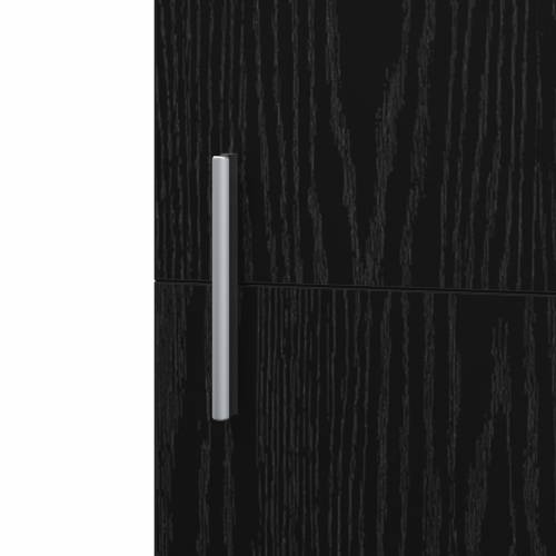 visoka komoda crni hrast 50x42.5x185 cm od MDF-a Cijena