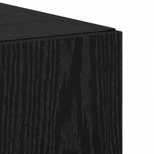 visoka komoda crni hrast 50x42.5x185 cm od MDF-a Cijena