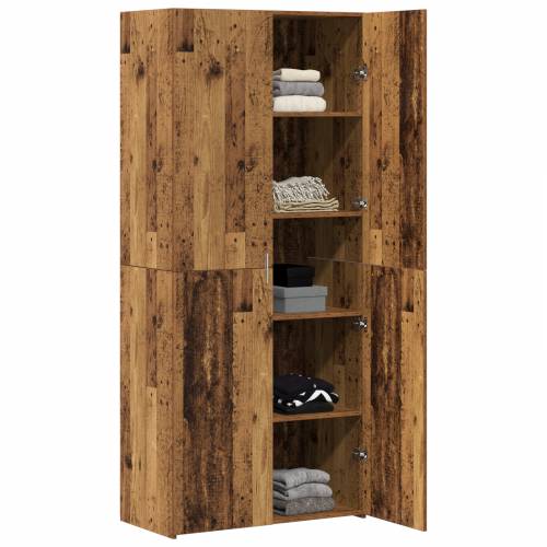 Highboard Staro drvo 40x42.5x185 cm inženjersko drvo Cijena