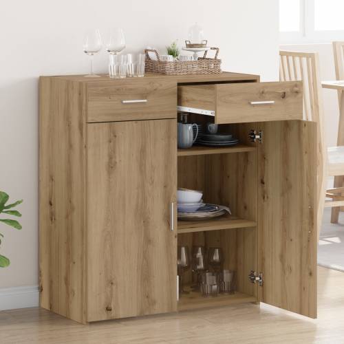 ormar za skladištenje Hrastovina 80x42.5x93.5 cm Konstruirano drvo Cijena