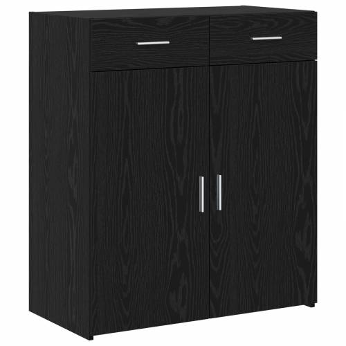 ormar za skladištenje crna hrastovina 80x42.5x93.5 cm konstruirano drvo Cijena