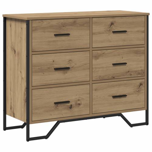 Ladica Obrtni hrast 91x35.5x74.5 cm Iverica Cijena