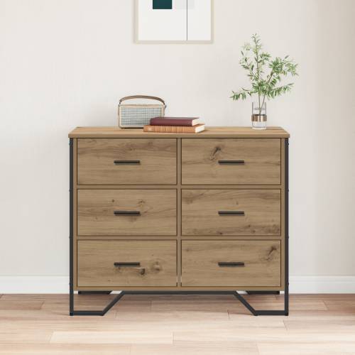 Ladica Obrtni hrast 91x35.5x74.5 cm Iverica Cijena