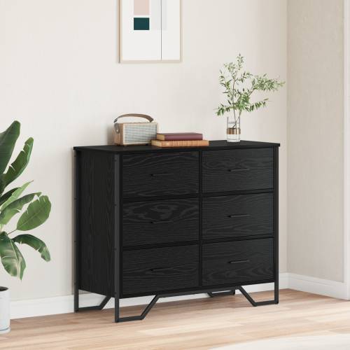 komoda Crni hrast 91x35.5x74.5 cm Inženjersko drvo Cijena