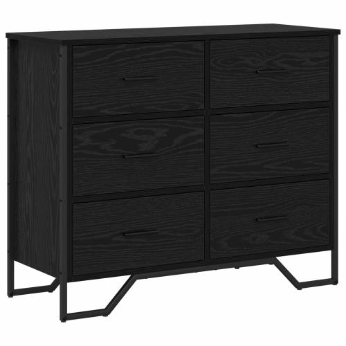 komoda Crni hrast 91x35.5x74.5 cm Inženjersko drvo Cijena
