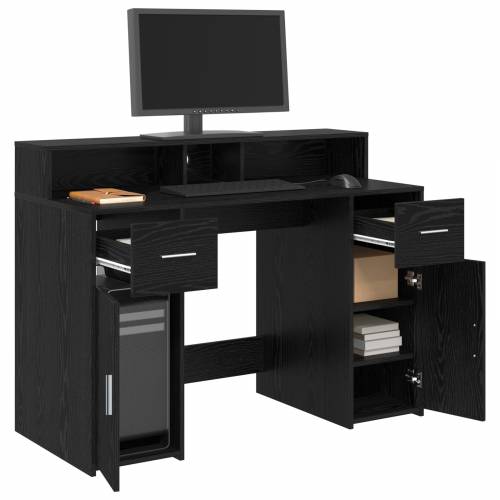 Stol Crni hrast 120x55x91 cm inženjerska drvo Cijena