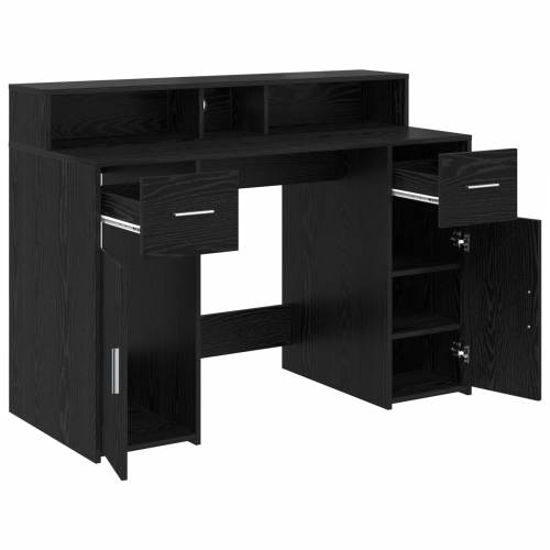 Stol Crni hrast 120x55x91 cm inženjerska drvo Cijena