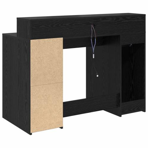Stol Crni hrast 120x55x91 cm inženjerska drvo Cijena