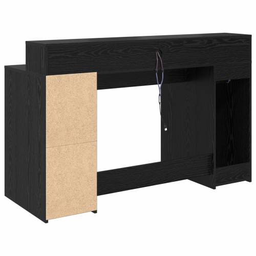 stol Crni hrast 140x55x91 cm Konstruirano drvo Cijena