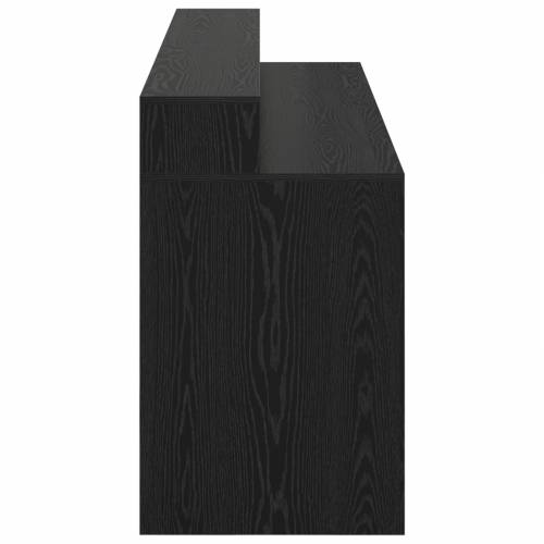 Stol crna hrastovina 200x55x91 cm konstruirano drvo Cijena