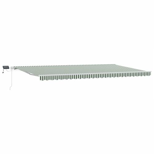 Ručna uvlačiva tenda s LED zelenom i bijelom 600x300 cm Cijena