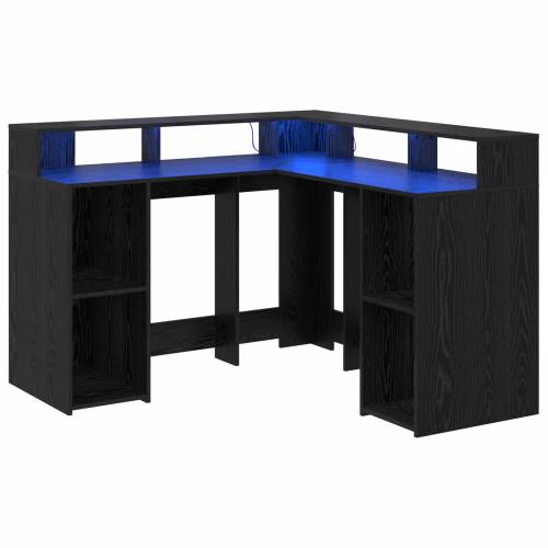 Stol Crni hrast 130x130x91 cm Konstruirano drvo Cijena