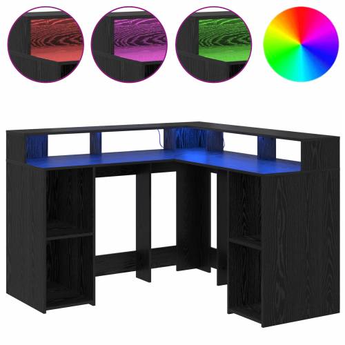 Stol Crni hrast 130x130x91 cm Konstruirano drvo Cijena