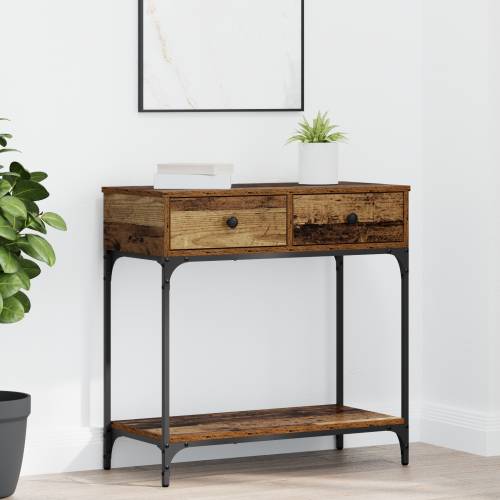 konzolni stol Staro drvo 75x34.5x75 cm Obrađeno drvo Cijena