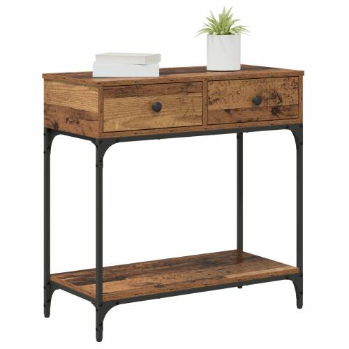 konzolni stol Staro drvo 75x34.5x75 cm Obrađeno drvo Cijena