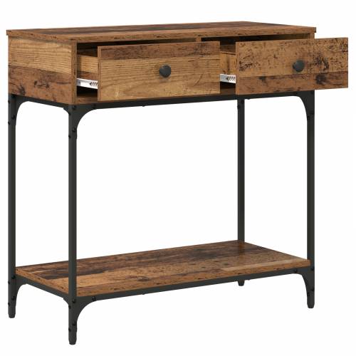 konzolni stol Staro drvo 75x34.5x75 cm Obrađeno drvo Cijena