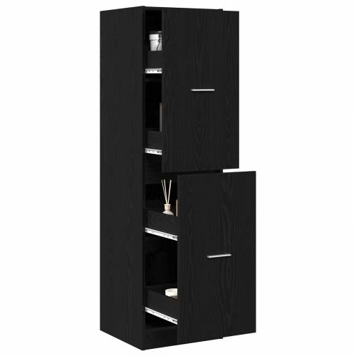 Apotekarski kabl Orah Crn 40x41x144.5 cm Konstruirano drvo Cijena