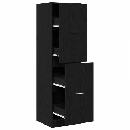 Apotekarski kabl Orah Crn 40x41x144.5 cm Konstruirano drvo Cijena