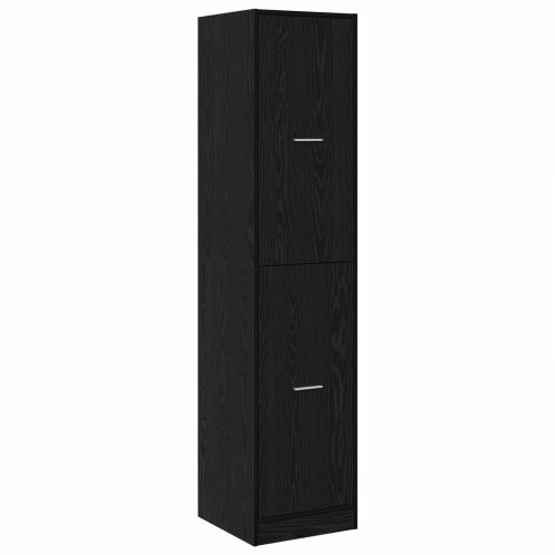 apotekarski ormar crni hrast 40x41x174,5 cm inženjersko drvo Cijena