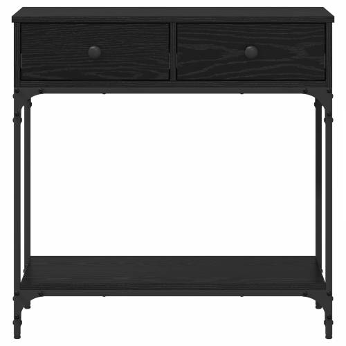 konzolni stol Crni hrast 75x34,5x75 cm Konstruirano drvo Cijena