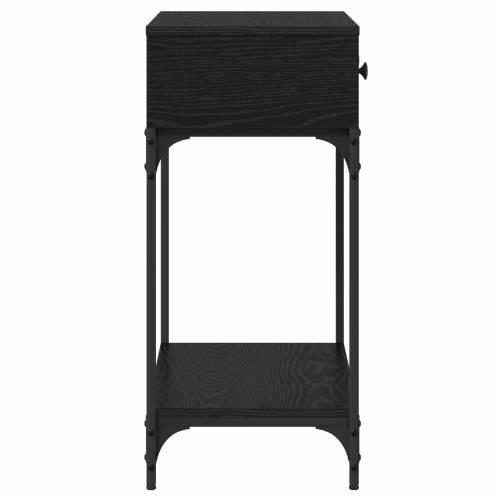 konzolni stol Crni hrast 75x34,5x75 cm Konstruirano drvo Cijena