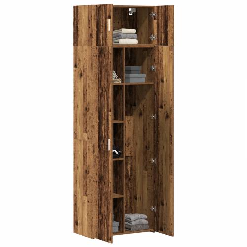 Ormar za pohranu Stari drvo 70x42.5x225 cm Konstrukcijsko drvo Cijena