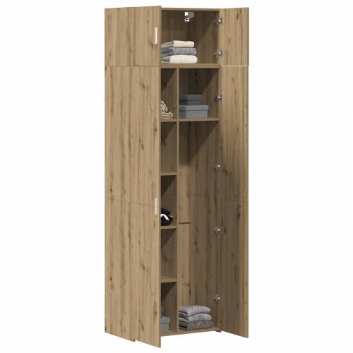 kabinet za pohranu Hrast umjetnika 70x42.5x225 cm inženjersko drvo Cijena