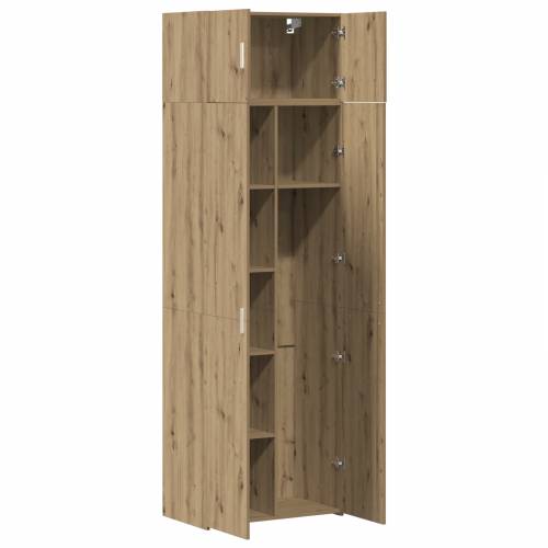 kabinet za pohranu Hrast umjetnika 70x42.5x225 cm inženjersko drvo Cijena