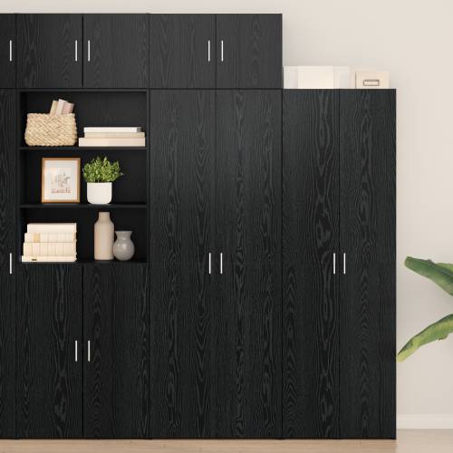 ormar za pohranu Crni hrast 70x42.5x225 cm Konstruirano drvo Cijena