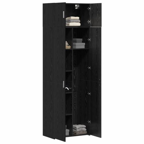 ormar za pohranu Crni hrast 70x42.5x225 cm Konstruirano drvo Cijena