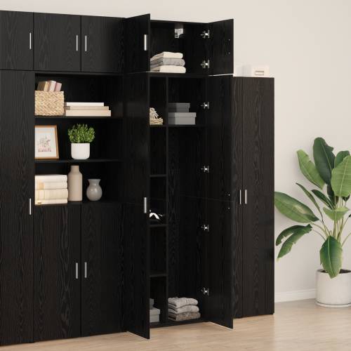 ormar za pohranu Crni hrast 70x42.5x225 cm Konstruirano drvo Cijena