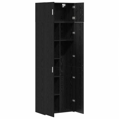 ormar za pohranu Crni hrast 70x42.5x225 cm Konstruirano drvo Cijena