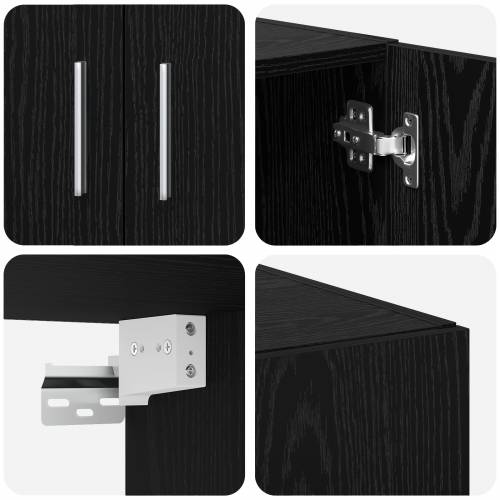 ormar za pohranu Crni hrast 70x42.5x225 cm Konstruirano drvo Cijena