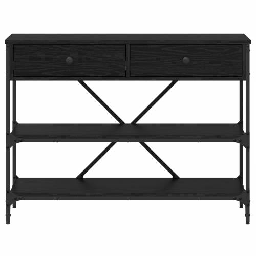 Konzolni stol Crni hrast 100x34.5x75 cm Inženjersko drvo Cijena