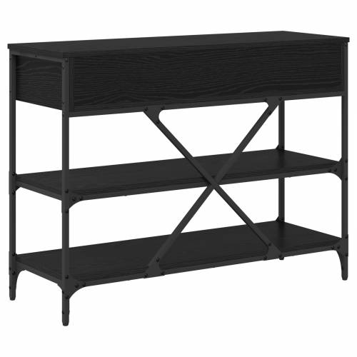 Konzolni stol Crni hrast 100x34.5x75 cm Inženjersko drvo Cijena