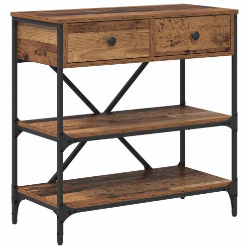 Konačni Stol Staro Drvo 75x34.5x75 cm Inženjersko Drvo Cijena