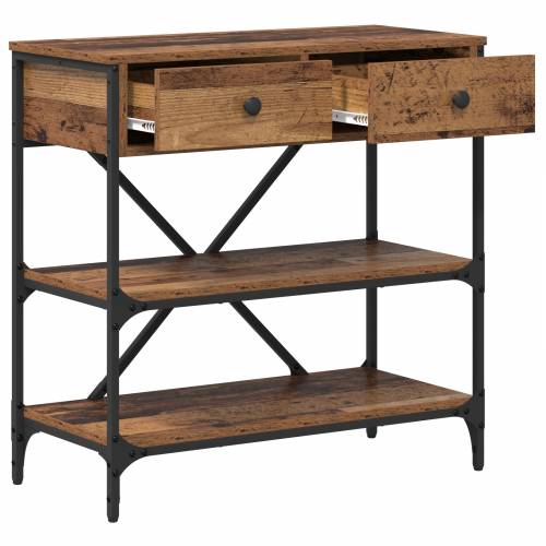 Konačni Stol Staro Drvo 75x34.5x75 cm Inženjersko Drvo Cijena