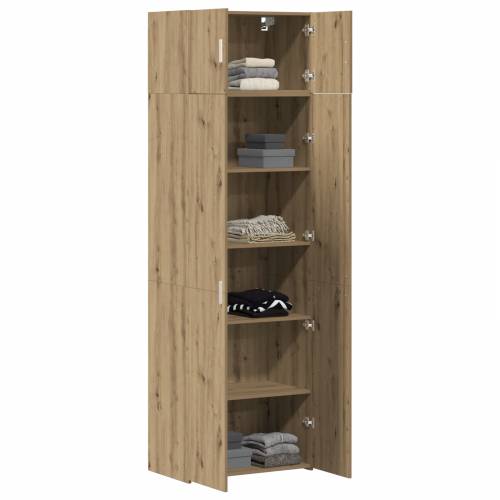 ormar za pohranu od hrasta 70x42.5x225 cm od konstruiranog drva Cijena
