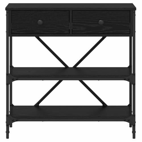konzolni stol crni hrast 75x34.5x75 cm obrađeno drvo Cijena