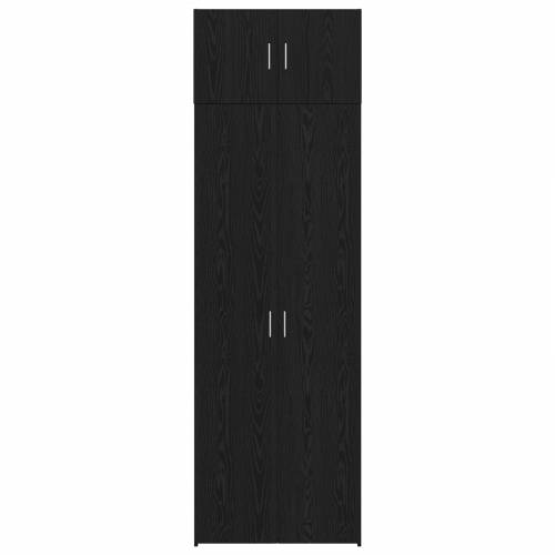 ormarić za pohranu crni hrast 70x42.5x225 cm konstruirano drvo Cijena