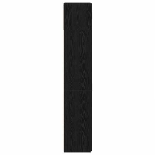 ormarić za pohranu crni hrast 70x42.5x225 cm konstruirano drvo Cijena